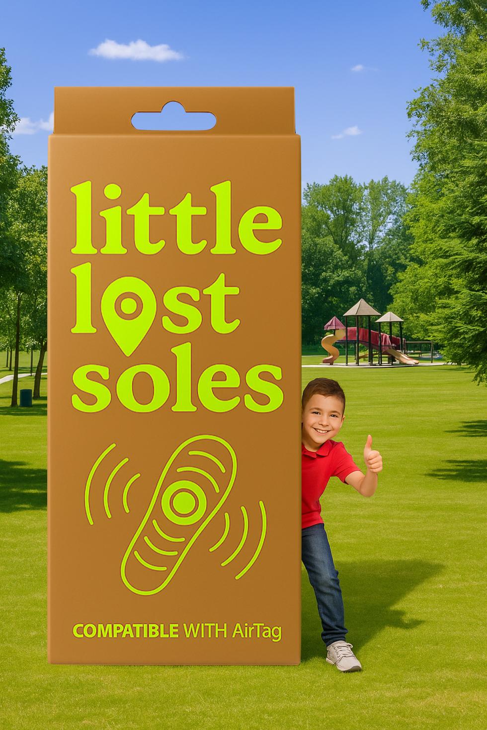 Smart inner sole compatible with AirTag by Little Lost Soles