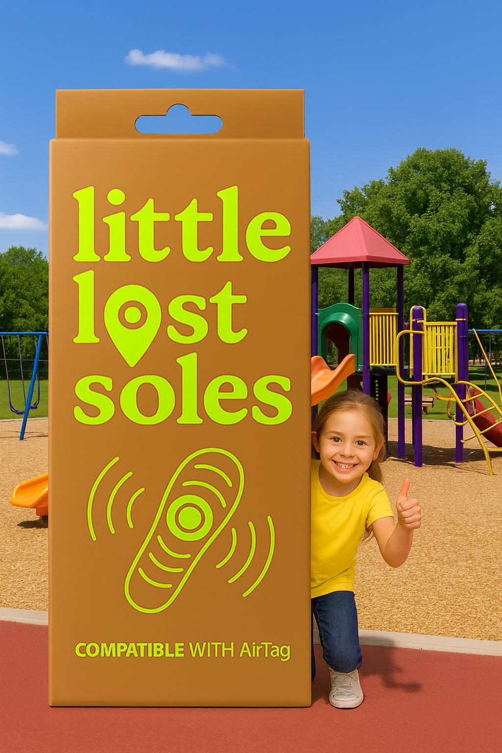 Smart inner sole compatible with AirTag by Little Lost Soles
